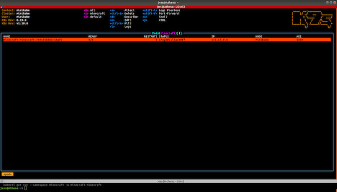 K9s screenshot K9s screenshot