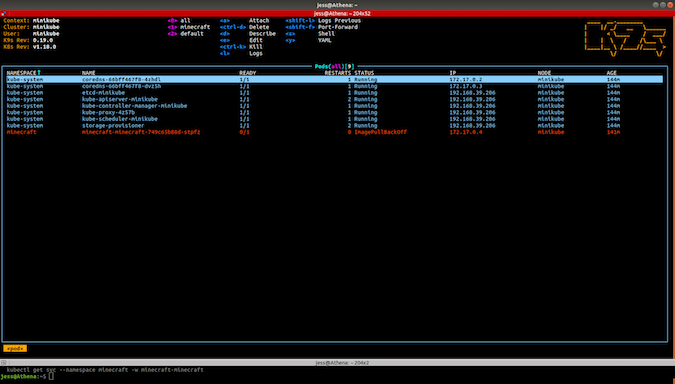 K9s screenshot K9s screenshot
