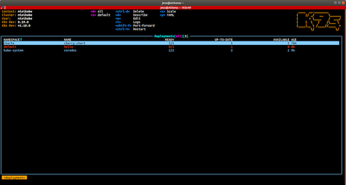 K9s screenshot K9s screenshot