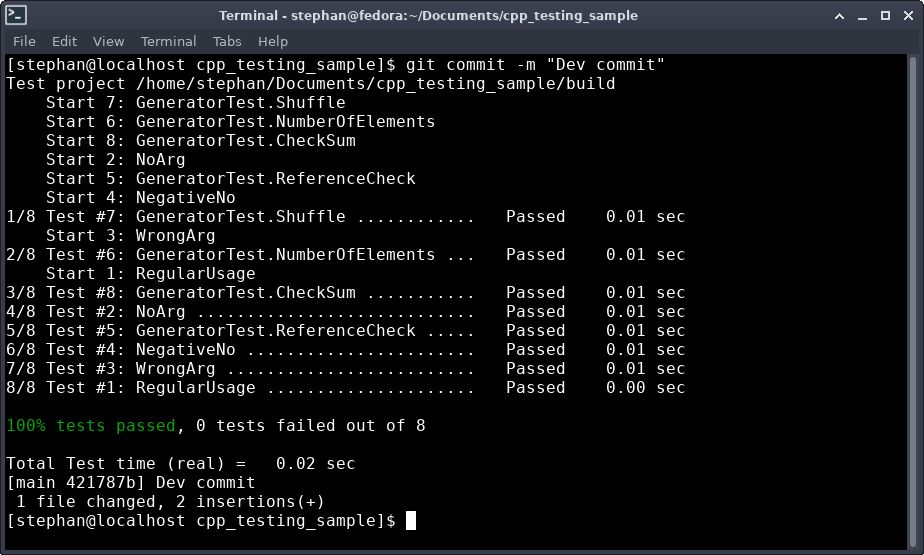 Commit succeeded Commit succeeded
